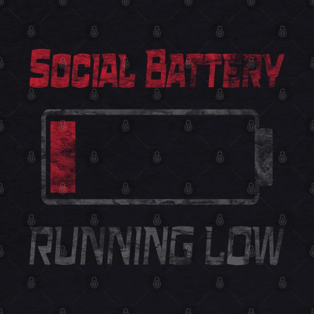 Social Battery Running Low by Magic Moon